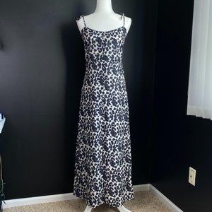 Vintage Leopard Print Cami Maxi Dress
